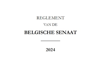 Reglement van de Belgische Senaat - 2024