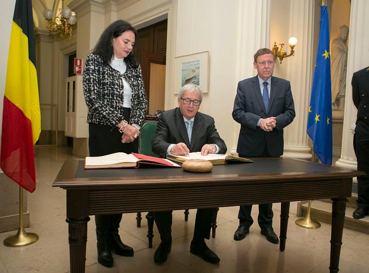 Visite officielle de Jean-Claude Juncker au Parlement fédéral