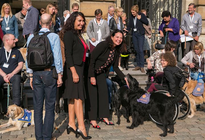 Trente chiens d'assistance au Snat