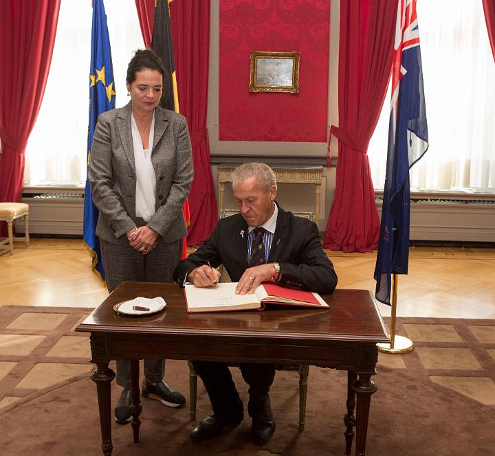 Visite du président du parlement néo-zélandais David Carter