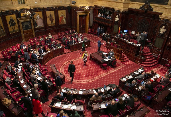 Plenaire vergadering van de Senaat op 17 januari 2020