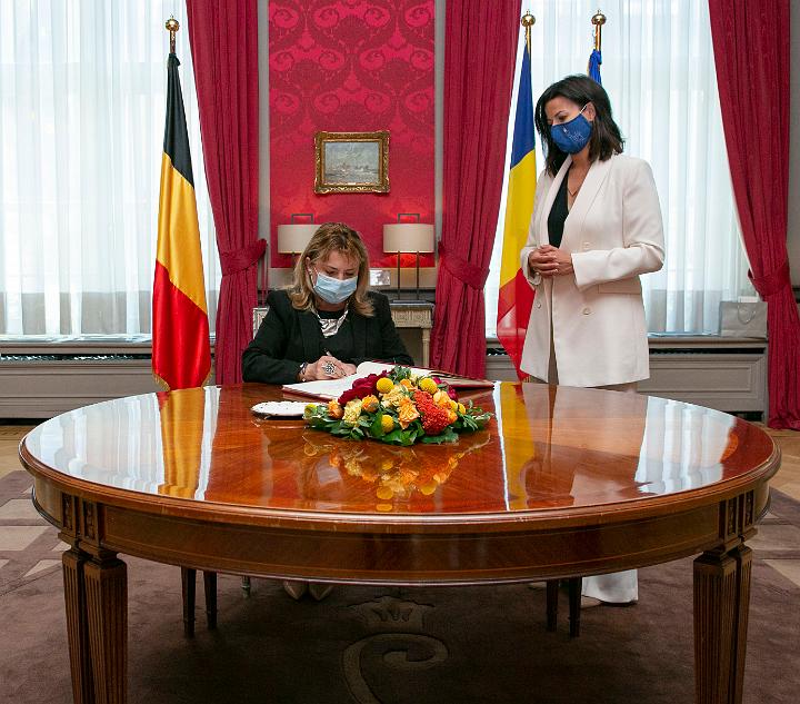 Visite de Mme Anca DRAGU, Présidente du Sénat roumain