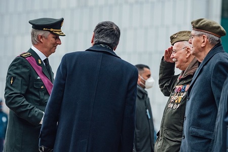 La crmonie officielle  la Tombe du Soldat Inconnu  Bruxelles