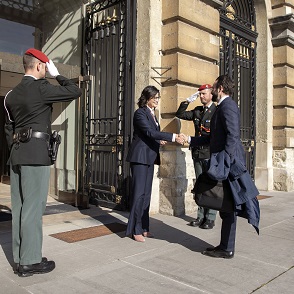 Visite du prsident de la Cour europenne des droits de lhomme