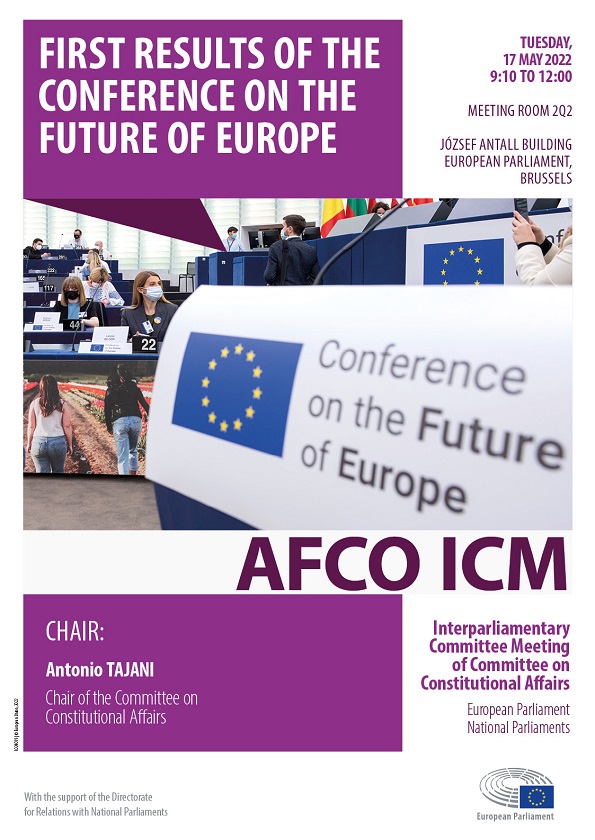 Échange de vues interparlementaire sur la Conférence sur l'avenir de l'Europe