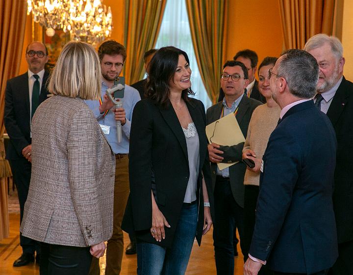 Visite de 35 stagiaires-diplomates au Parlement fdral