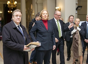 Visite de la prsidente du Bundestag allemand