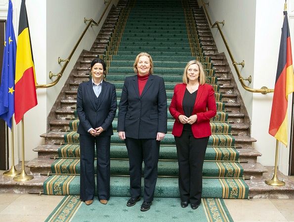 Visite de la prsidente du Bundestag allemand