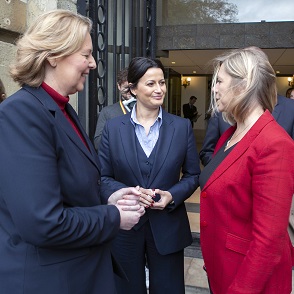 Visite de la prsidente du Bundestag allemand