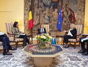 Visite de Roberta Metsola, Prsidente du Parlement europen