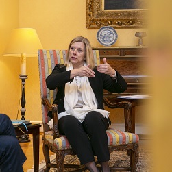 Visite de Roberta Metsola, Prsidente du Parlement europen