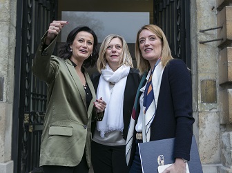 Visite de Roberta Metsola, Prsidente du Parlement europen