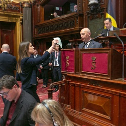 De Senaat benoemt een lid niet-magistraat van de Hoge Raad voor de Justitie