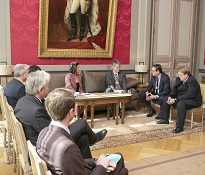 Delegatie van de Duitse Bundestag op bezoek in de Senaat