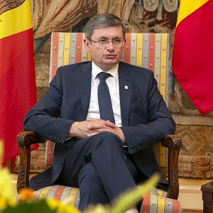 Visite du prsident du parlement de Moldavie