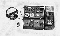 Radioapparatuur van de inlichtingennetten