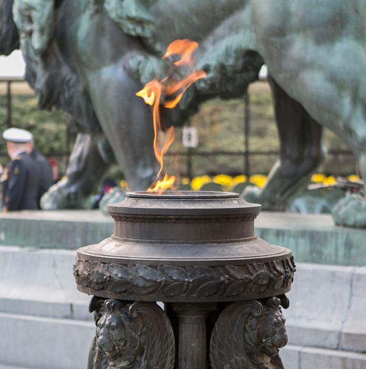 Flamme ternelle  la Tombe du Soldat Inconnu