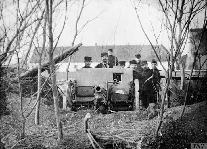De Belgische artillerie in 1914