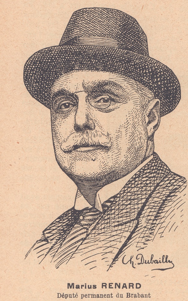 Portrait de Marius Renard par Charles Dubailly (Charles Bernier)