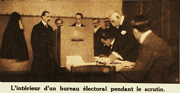 Bureau de vote 1919