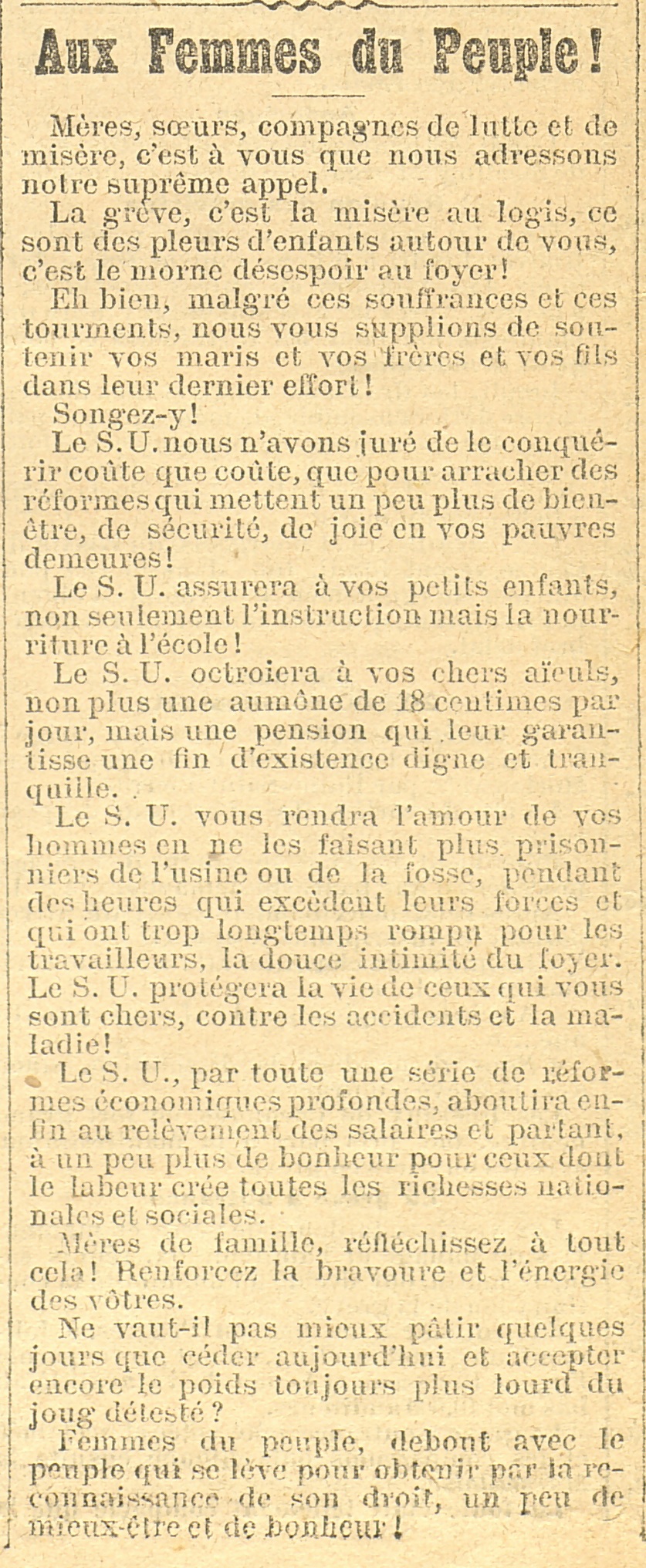 Stadsarchief Leuven, Le Peuple, 20 april 1902