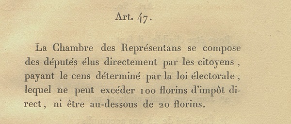 Grondwet 1831 - artikel 47