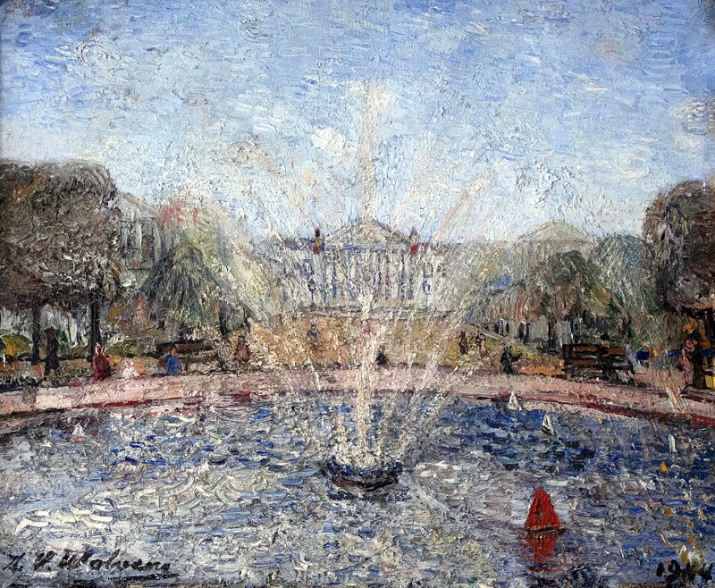 Le jet d'eau - Henri-Victor Wolvens