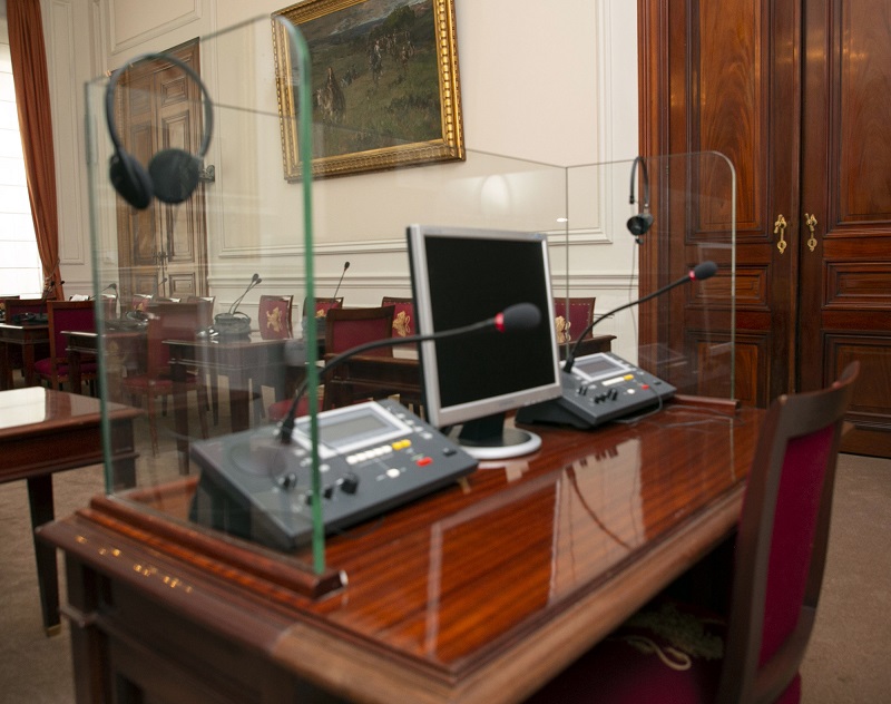 interpreters' booth