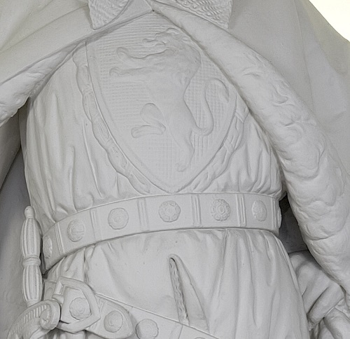 Details of Thierry of Alsace’s baldric and robe