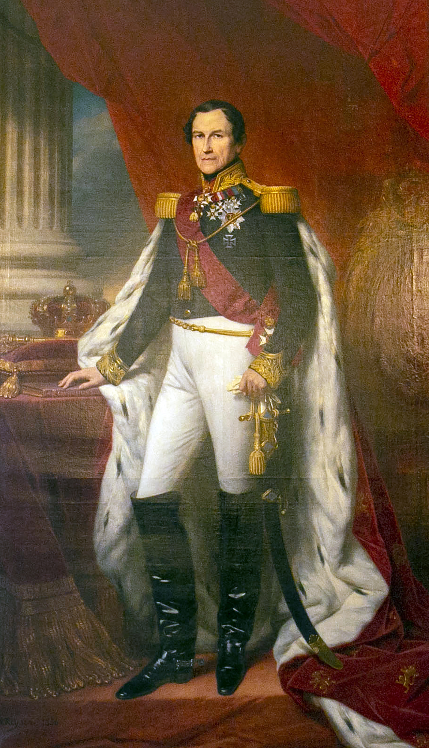 official portrait of King Leopold I