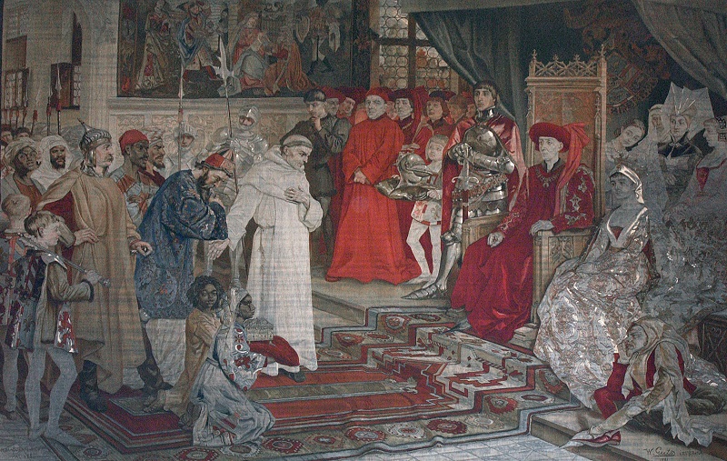 tapestry - Philip the Good receives a delegation from the East