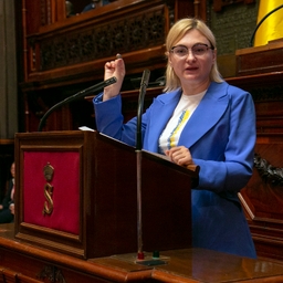 Toespraak van mevrouw Yevheniia Kravchuk