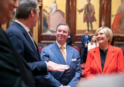 Bezoek van de Groothertog van Luxemburg