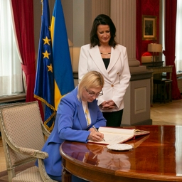 Toespraak van mevrouw Yevheniia Kravchuk