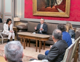 Bezoek van de president van de Zwitserse Confederatie