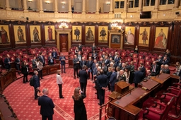 Visite du président de la République italienne au Parlement fédéral