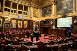 Ambassadeurs van de Noordse landen op bezoek in de Senaat