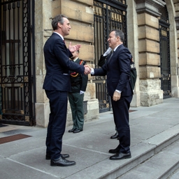 Bezoek van de voorzitter van het Albanese parlement