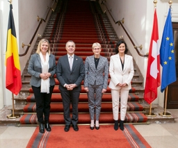 Bezoek van de president van de Zwitserse Confederatie