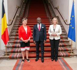 Bezoek van de Eerste minister van de Republiek Congo
