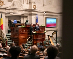 Koningsdag in het Federaal Parlement