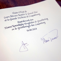 Luxemburgs staatsbezoek aan het Federaal Parlement