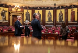 Ambassadeurs van de Noordse landen op bezoek in de Senaat