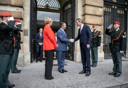 Bezoek van de Groothertog van Luxemburg