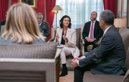 Bezoek van de president van de Zwitserse Confederatie