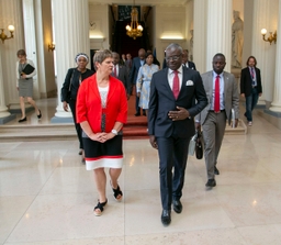 Bezoek van de Eerste minister van de Republiek Congo