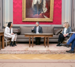Bezoek van de president van de Zwitserse Confederatie