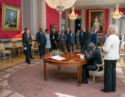 Bezoek van de Eerste minister van de Republiek Congo