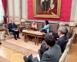 Bezoek van de minister van Buitenlandse Zaken van Saoedi-Arabië