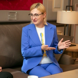 Toespraak van mevrouw Yevheniia Kravchuk